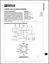 Click here to download LH0036G-MIL Datasheet