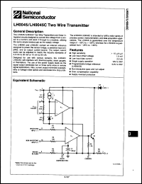 Click here to download LH0045K/883 Datasheet