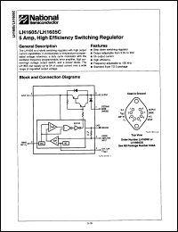 Click here to download LH1605K/883 Datasheet