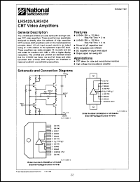 Click here to download LH3424J Datasheet
