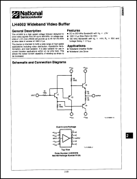 Click here to download LH4002E Datasheet