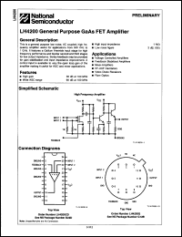 Click here to download LH4200D Datasheet