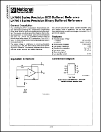 Click here to download LH7071CN Datasheet