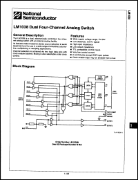 Click here to download LM1038N/A+ Datasheet