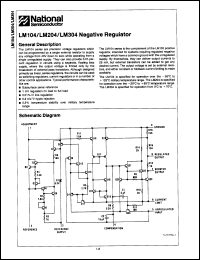 Click here to download LM104H/883B Datasheet