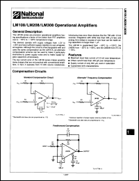 Click here to download LM108AJ/883C Datasheet