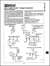 Click here to download LM311J/A+ Datasheet