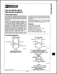 Click here to download LM318J8/A+ Datasheet