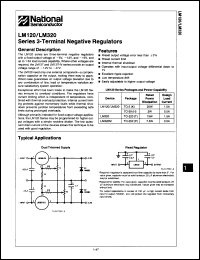 Click here to download LM320MLP5.0 Datasheet