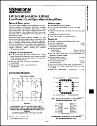 Click here to download LM124AJ/883B Datasheet