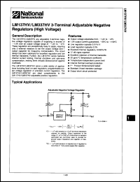 Click here to download LM237HVK Datasheet