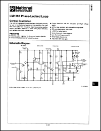 Click here to download LM1391N/A+ Datasheet