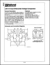 Click here to download LM1414N/A+ Datasheet