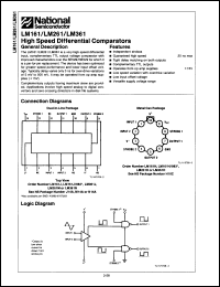 Click here to download LM361H/A+ Datasheet