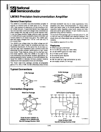 Click here to download LM363AH100 Datasheet