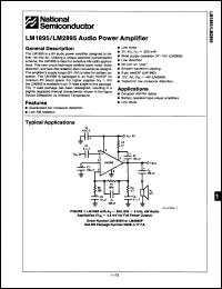 Click here to download LM2895P/A+ Datasheet