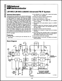 Click here to download LM1965N/B+ Datasheet
