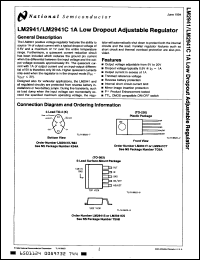 Click here to download LM2941K/883 Datasheet