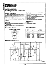 Click here to download LM3303M/A+ Datasheet