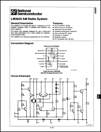 Click here to download LM3820N/B+ Datasheet