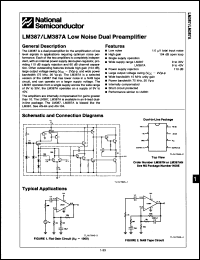 Click here to download LM387N/A+ Datasheet