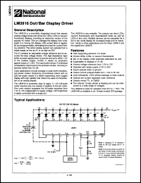 Click here to download LM3916J/A+ Datasheet