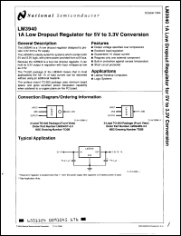 Click here to download LM3940IT3.3 Datasheet