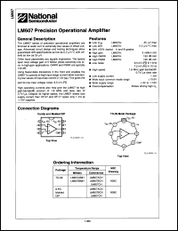 Click here to download LM607BMH Datasheet