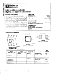 Click here to download LM6164J-MIL Datasheet