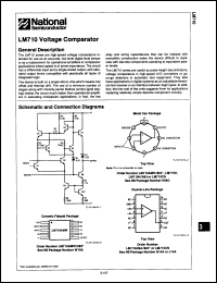 Click here to download UA710DC Datasheet
