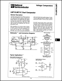 Click here to download LM711CN Datasheet