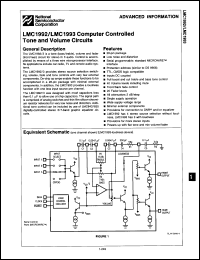 Click here to download LMC1993N Datasheet