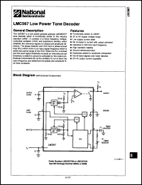 Click here to download LMC567M Datasheet
