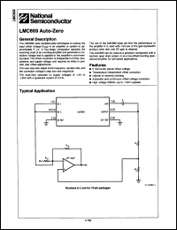 Click here to download LMC669D/A+ Datasheet