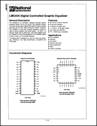 Click here to download LMC835N/A+ Datasheet