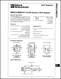 Click here to download MM4016D Datasheet