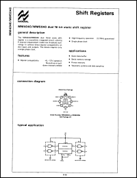 Click here to download MM5040H Datasheet