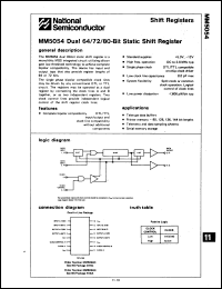 Click here to download MM5054D Datasheet