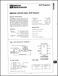 Click here to download MM5058N Datasheet