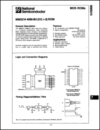 Click here to download MM5214N Datasheet
