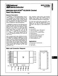 Click here to download MM52264N Datasheet