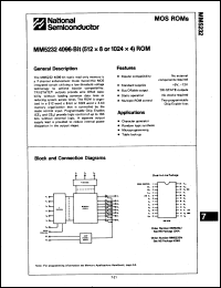 Click here to download MM5232J Datasheet