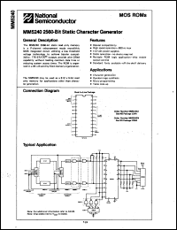Click here to download MM5240J Datasheet