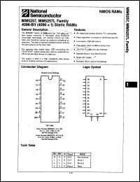Click here to download MM5257J-L Datasheet
