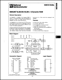Click here to download MM5290J055 Datasheet