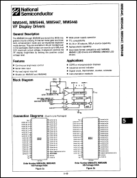 Click here to download MM5447N/B+ Datasheet
