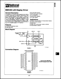 Click here to download MM5480N/B+ Datasheet