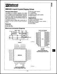 Click here to download MM5483N/A+ Datasheet
