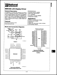 Click here to download MM5486N/B+ Datasheet
