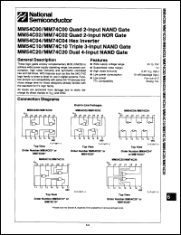 Click here to download MM54C10W/883B Datasheet